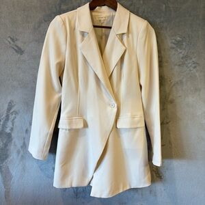Promesa Going Corporate Double-Breasted Blazer Romper Office Wmn’s Sz M